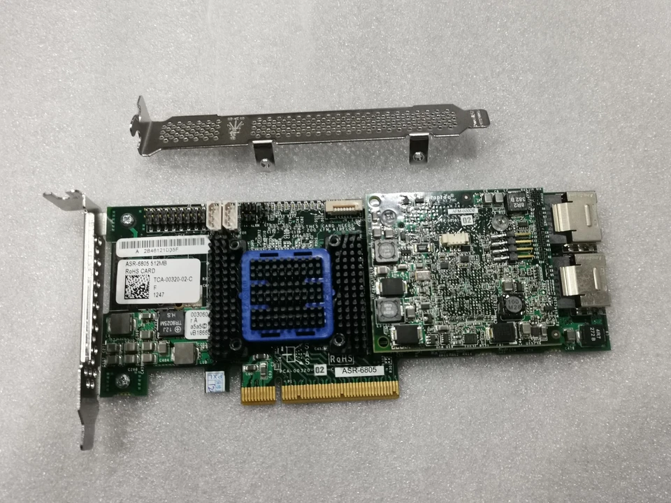 Adaptec ASR-6805 PCIe 2.0 X8 512MB Cache SAS RAID Controller Card 6805 - Image 4 of 4