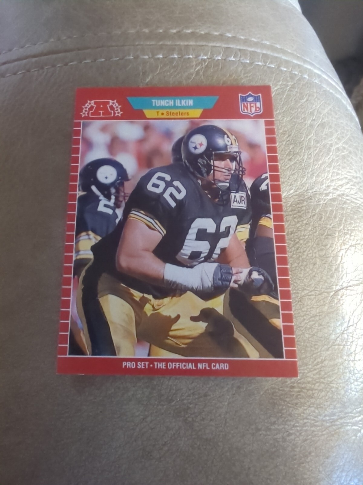 1989 Pro Set Tunch Ilkin Rookie Pittsburgh Steelers #349