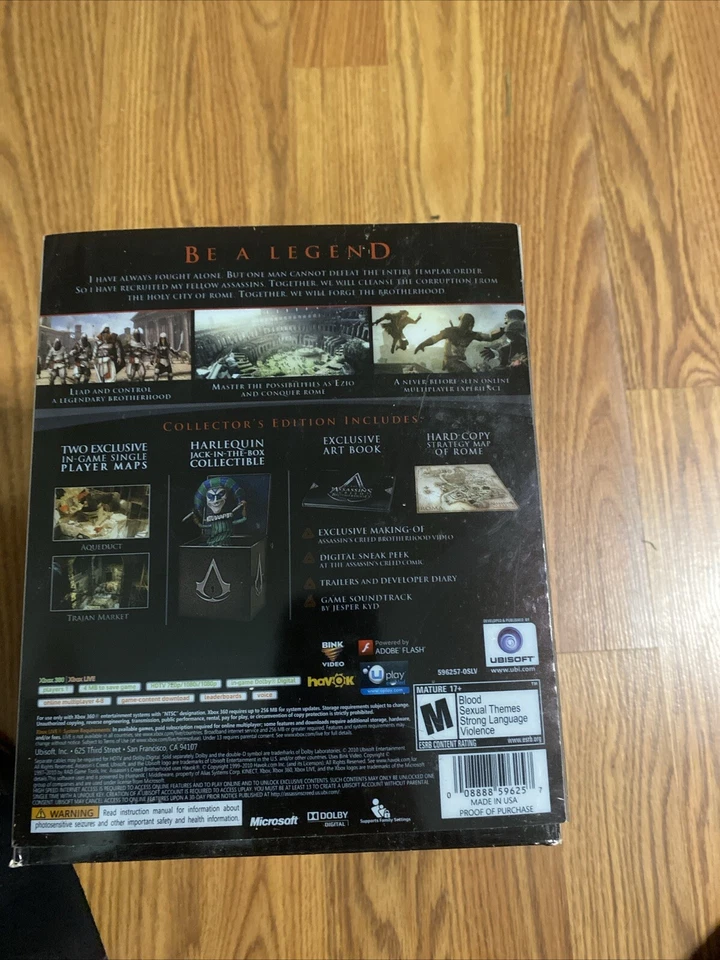 Assassin's Creed: Brotherhood Xbox 360 Collector's Edition - Cib - Image 4 of 4