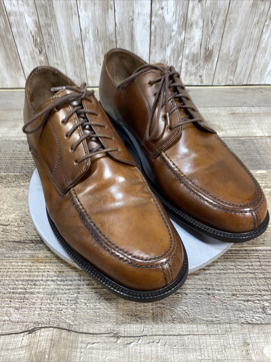 Bass Mens Dress Shoes Brown Leather Derby Size 9.5 W | eBay display picture 1