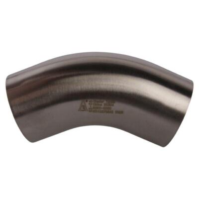 45 deg Elbow | Weld 2 inch w/ Tangent - Sanitary SS304 (3 Pack)