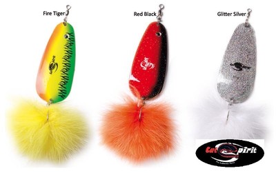 Cuiller Cat Spirit Athena – 50g – Argent Pailleté – Leurre Pour Gros Poissons – Neuf