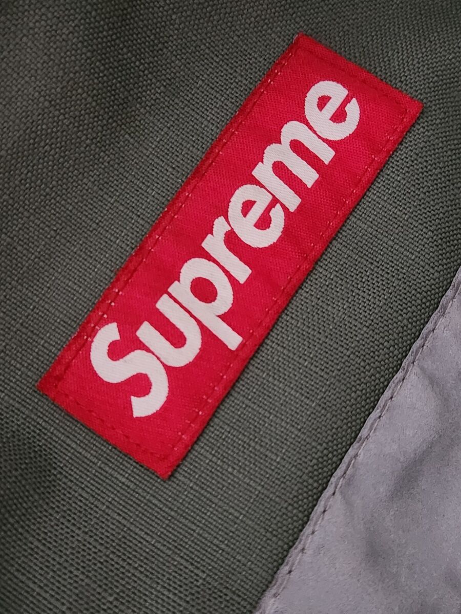 FW14 Supreme Hi Vis Backpack Olive bag box logo Cordura FW14 Supreme Hi Vis Backpack Olive bag box logo Cordura