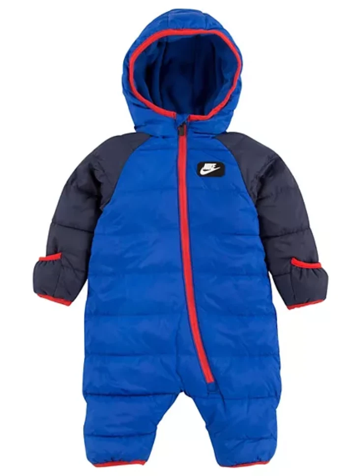 Nike Baby Boy Size 3 months 3M Puffer Snowsuit Snow Pants Jacket
