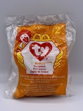 Vintage 1999 McDonalds Happy Meal TY BONGO 2 Teenie Beanie Baby New Sealed