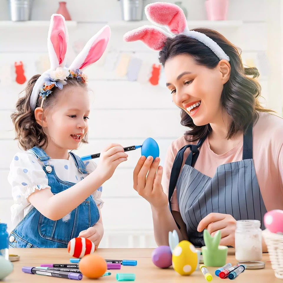 12/26 Pcs Dual Tip Acrylic Marker Paint Pens Set Permanent for Art DIY Project - Image 2 of 4