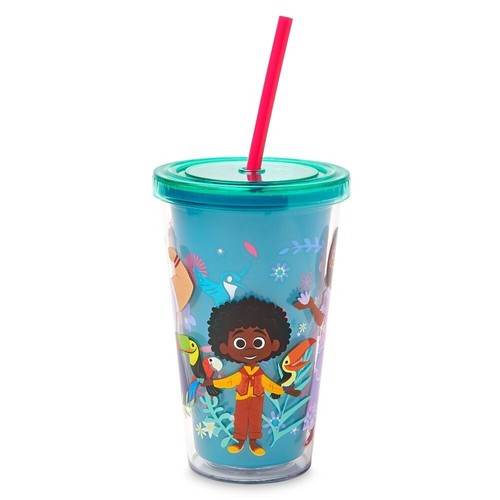 Vaso Disney Encanto con Pajita Mirabel Isabela Antonio Luisa 16oz - Imagen 2 de 3