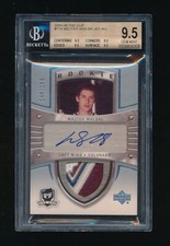 BGS 9.5 WOJTEK WOLSKI 2005-06 THE CUP LOGO PATCH RC AUTO /199 COLORADO AVALANCHE
