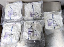 (5) Kimberly Clark Kimtech A5 Cleanroom Sterile Coveralls 88803 XL VACUUM PACKED