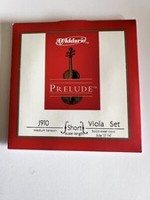 New  D'Addario Prelude Viola String Set J910SM Medium  Short scale length