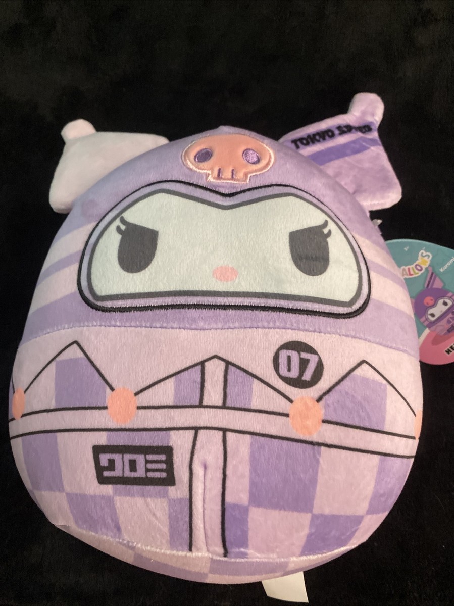 Squishmallow Kuromi Tokyo Speed Racer Hello Kitty 8” BNWT Sanrio