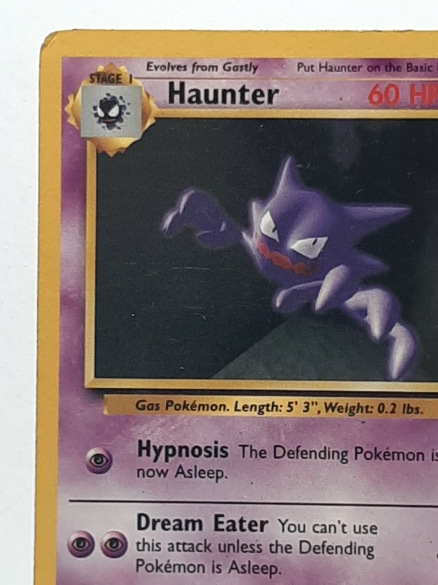 haunter pokemon card value 2016 Haunter 29/102 Pokemon Base Set Uncommon Psychic Damaged Used See Pictures