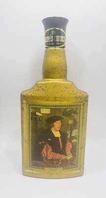 Jim Beam Georg Gisze Gold Decanter Whiskey Bottle Artist Series Hans Holbein Bar