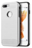 Silver Carbon Fiber Silk Matte Tpu Skin Case Cover For Apple Iphone 7 Plus + on sale Silver Carbon Fiber Silk Matte Tpu Skin Case Cover For Apple Iphone 7 Plus + on sale
