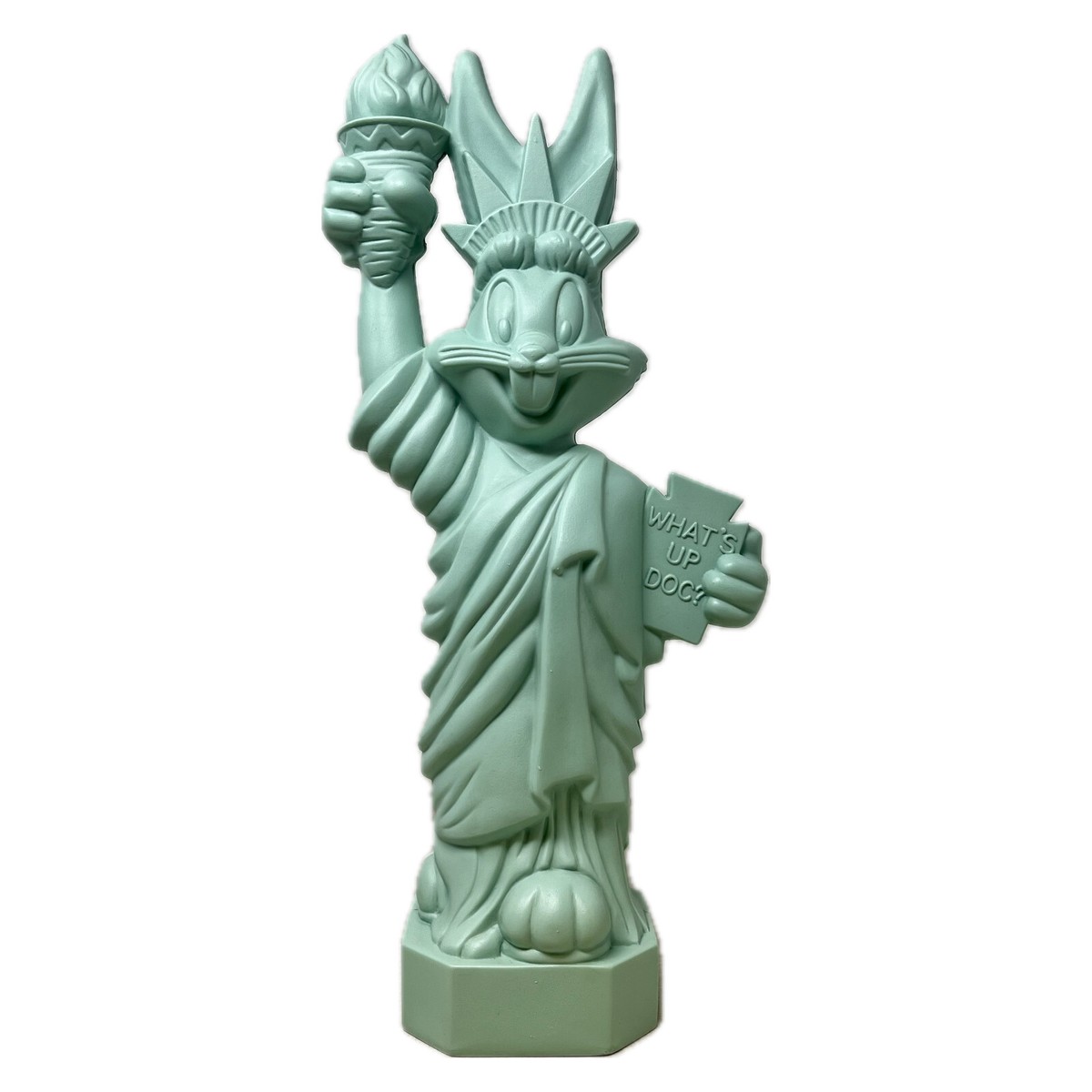 1995 Warner Bros 15.5” Bugs Bunny Statue of Liberty Coin