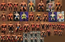 VINTAGE WRESTLERS REMCO / BOOTLEG / MOTU GALAXY FIGHTERS ACTION FIGURES