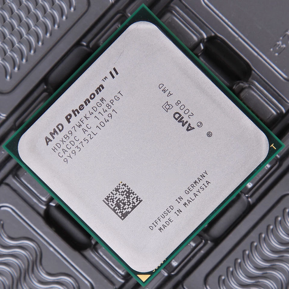 AMD Phenom II X4 B97 Processor 3.2 GHz HDXB97WFK4DGM Socket AM3 CPU 667 MHz - Image 2 of 4
