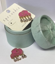 New Western Pink Cowgirl Hat Bride-to-Be ?. Earrings!!