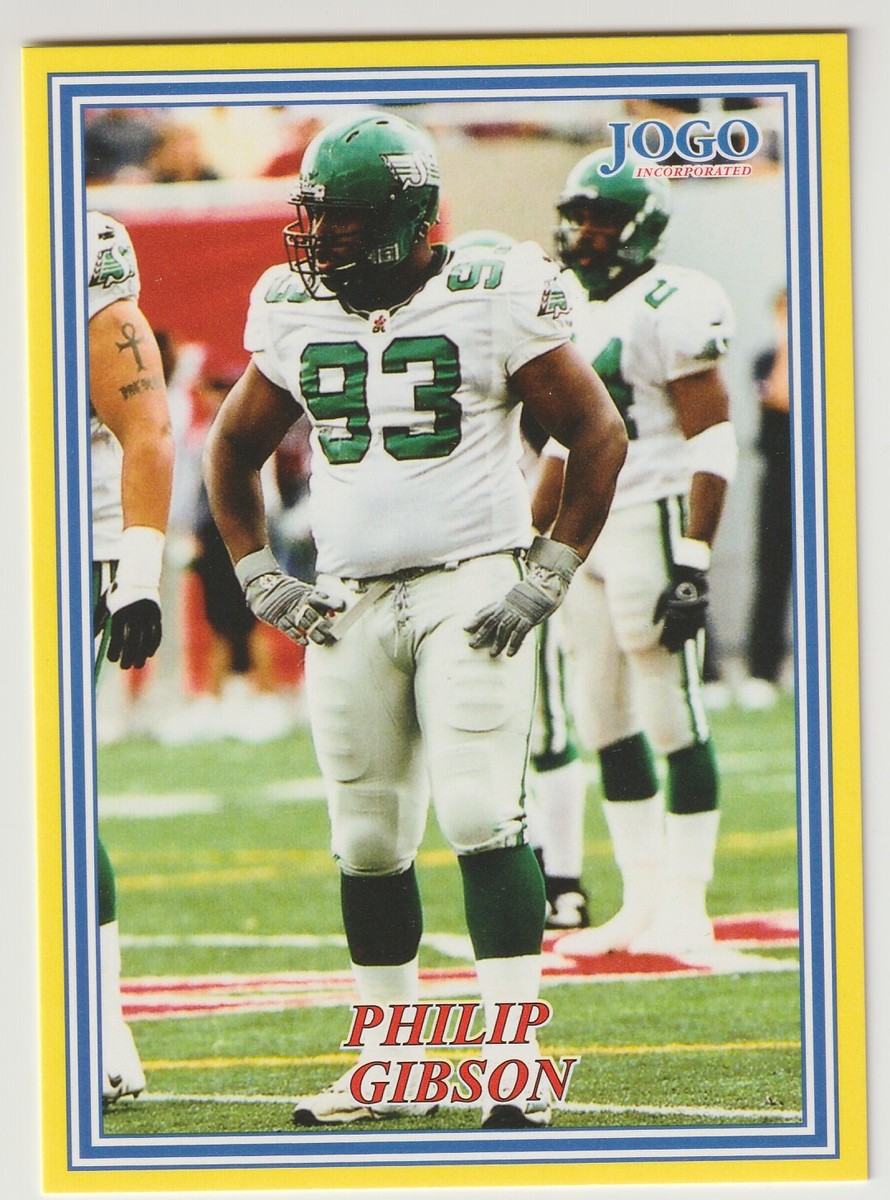 2004 Jogo CFL Philip Gibson Card #232 Saskatchewan Roughriders