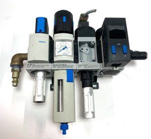 Festo Air Preparation Combination Unit 529144, 542578, 541258, 192766