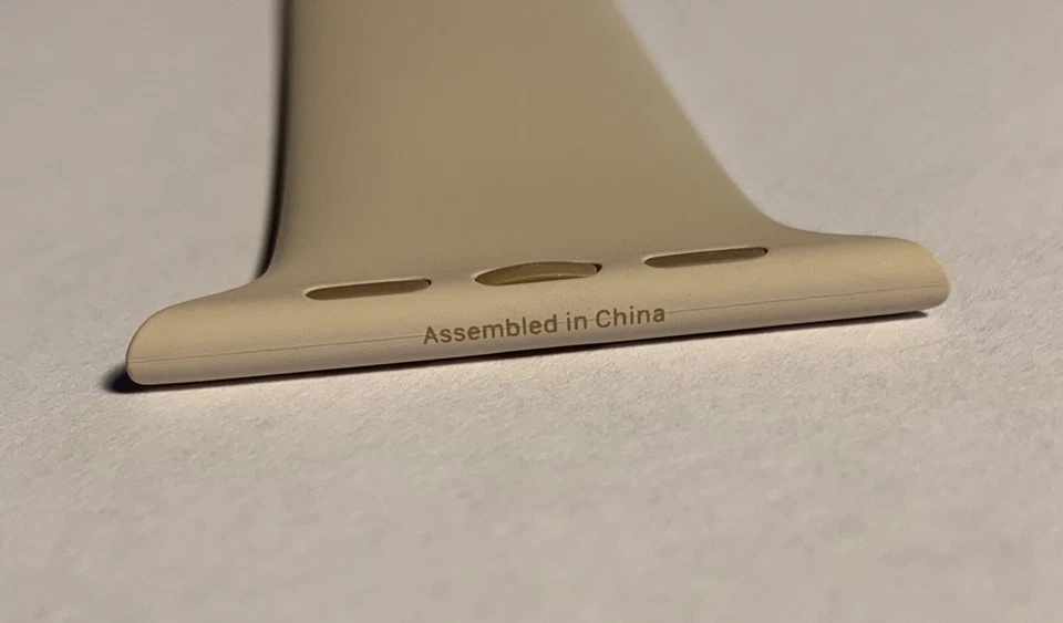 Apple Watch 石材运动型表带 带玫瑰金针系列 3 42 毫米 6 SE 44 毫米 7 45 毫米 原始设备制造商 — 第 4/4 张图片