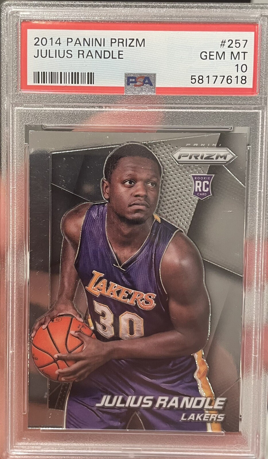 PSA10 Randle RC Courtside Prizm SP NBA