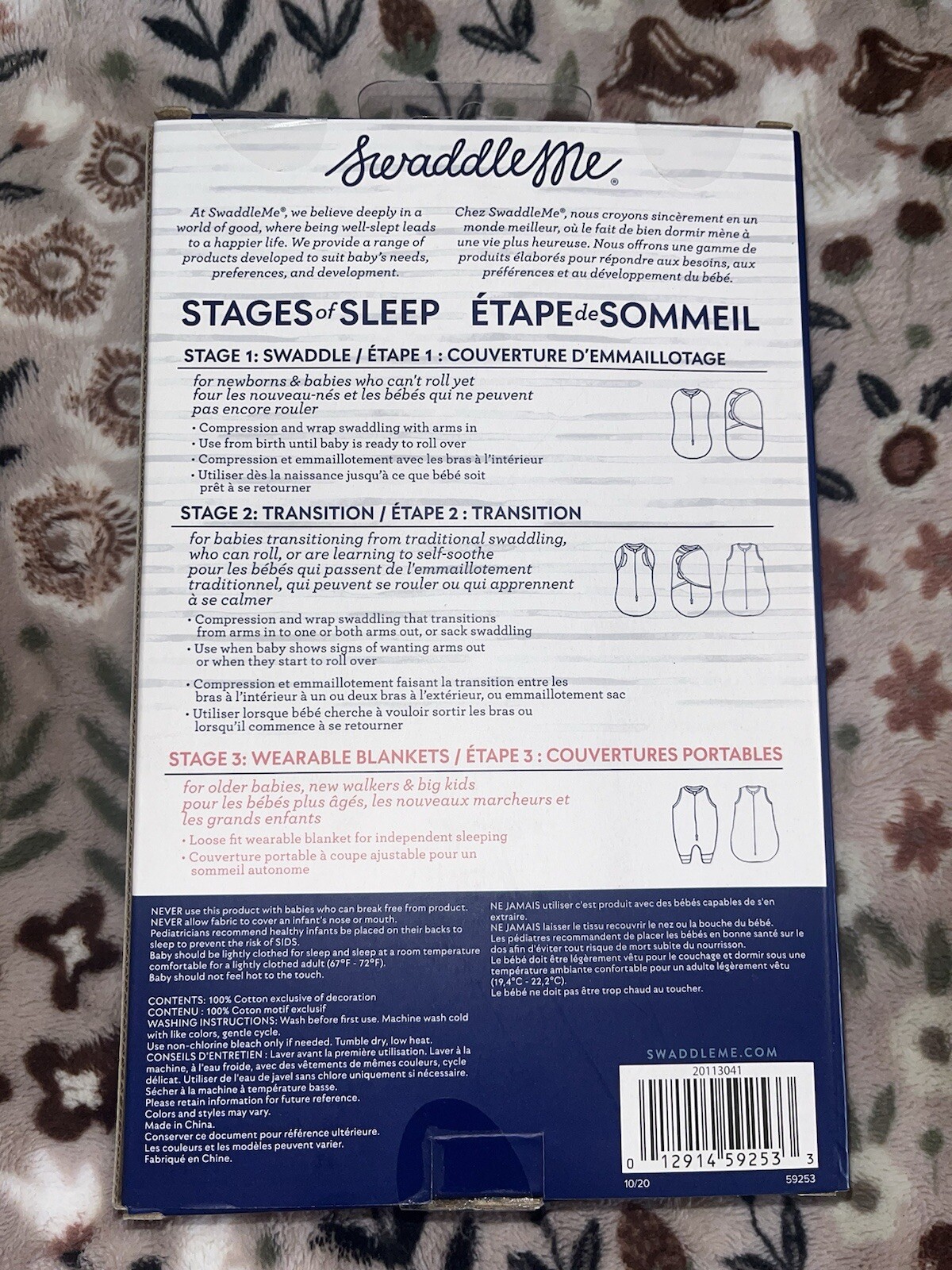 SwaddleMe Stage 3 Night Swaddle Wrap Sleeper Alphabet 612 Months eBay