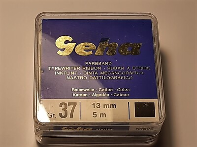 Geha Farbband , Gr.37/13mm/5m- Für Buchungs- und Rechenmaschinen (ausgetrocknet)