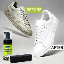 Sneaker Cleaning Kit Premium Foam Shoe Cleaner for White Shoes, PU Synthetic L