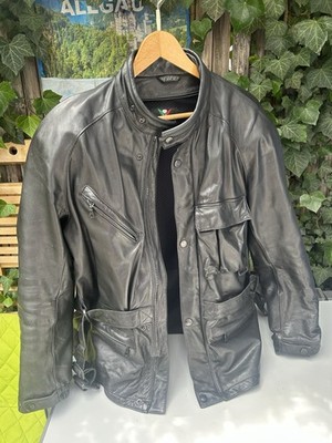 DAINESE Leder Jacke Gr.52 ( XL) Herren Motorrad Jacke mit Protektor Enduro 