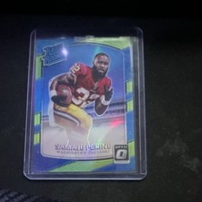 Panini 2017 Donruss Optic Rated Rookie Samaje Perine Redskins Card #156. rookie card picture