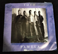 TOTO PAMELA THE SEVENTH ONE 7" SINGLE VINYL 45 COLUMBIA RECORDS 1988 38-007715