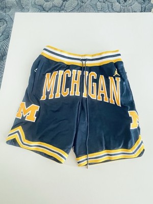 Nike Jordan Just Don Michigan Wolverines Shorts Navy Men Small New 911373-419