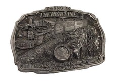 Durango Silverton Narrow Gauge Rail Road Commenorative Belt Buckle 1986