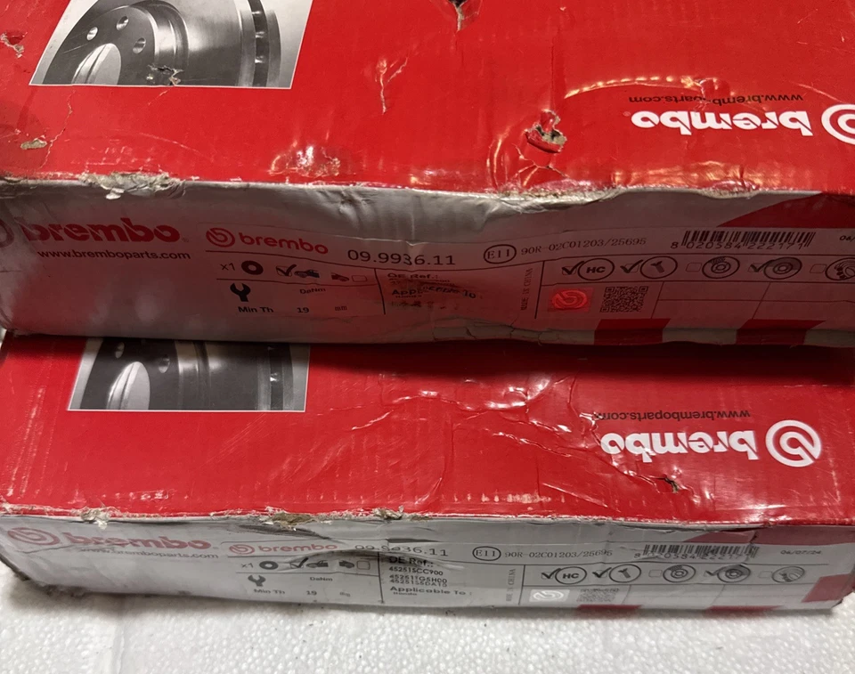 Rotor de freno de disco 2 piezas para Honda Civic Insight 1999-2014 BREMBO Foto 2 de 4