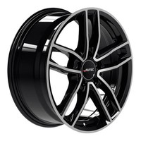 1X Autec TYP MC - Mercador Schwarz Poliert 7.5Jx18 5X112 ET44
