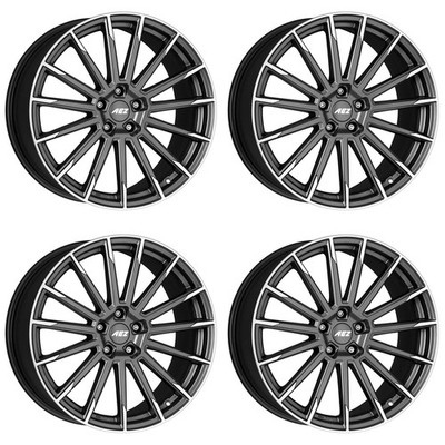 4 Alu Felgen AEZ Atlanta titan 7.5Jx18 5x112 für SsangYong Korando Torres Torres