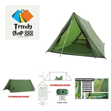 2-Person Trekking Pole Tent for Backpacking - Ultralight A-Frame Backpacking ...