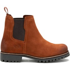 Chaco Women's Fields Chelsea Waterproof Boot, Rust Suede, 9.5