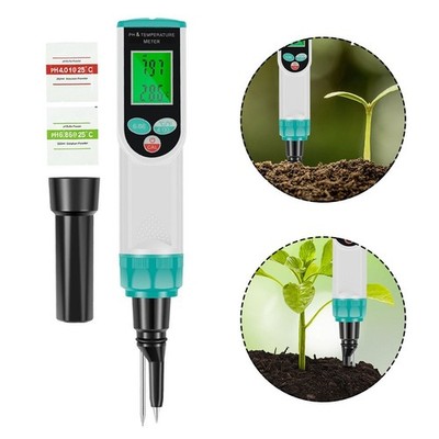 Digitales pH-Messgerät mit Temperaturanzeige für Sauerteig- und Gartenprojekte