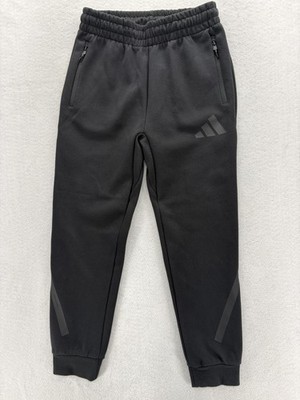 Adidas J.Z.N.E. PT Jogger Pants Kids Medium Black Fleece Zip Pocket Track Gym