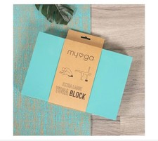 Myga Extra Large Foam Yoga Black Pilates. High Density Yoga Brick