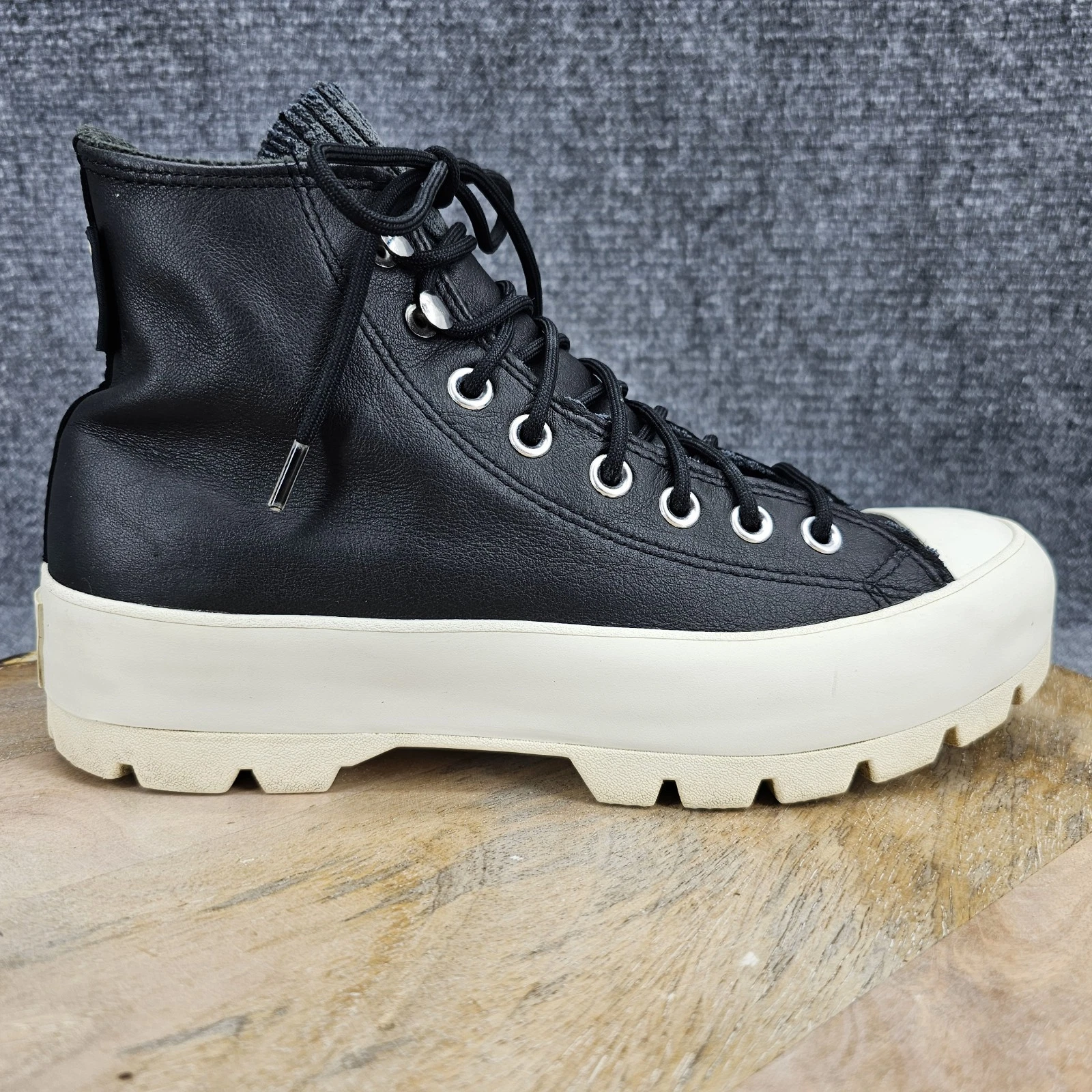 Scarpe alte Converse CTAS Gore Tex da donna taglia 9 in pelle nera 565006C