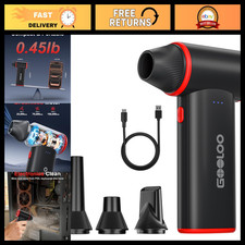 High-Power Compressed Air Duster 150,000 RPM - Ultra-Quiet PC Cleaner Tool