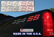 Pair 2 23 454 Ss Chevy Truck Vinyl Decal Sticker Silverado Chevrolet