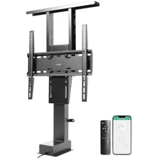 Motorized tv stand for 32 to 55 inch screens, vertical lift television