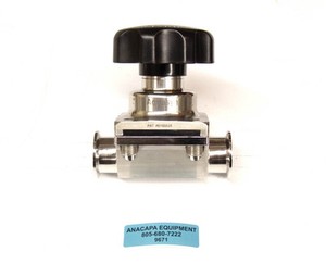 Aquasyn 2" OD Diaphragm Manual Valve 316L Stainless USED (9671)R