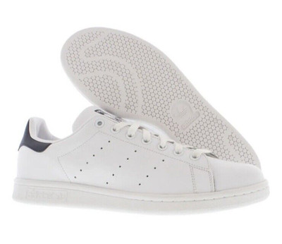 Adidas Originals Stan Smith Core White Navy Mens Size 5.5 Casual Sneakers M20325