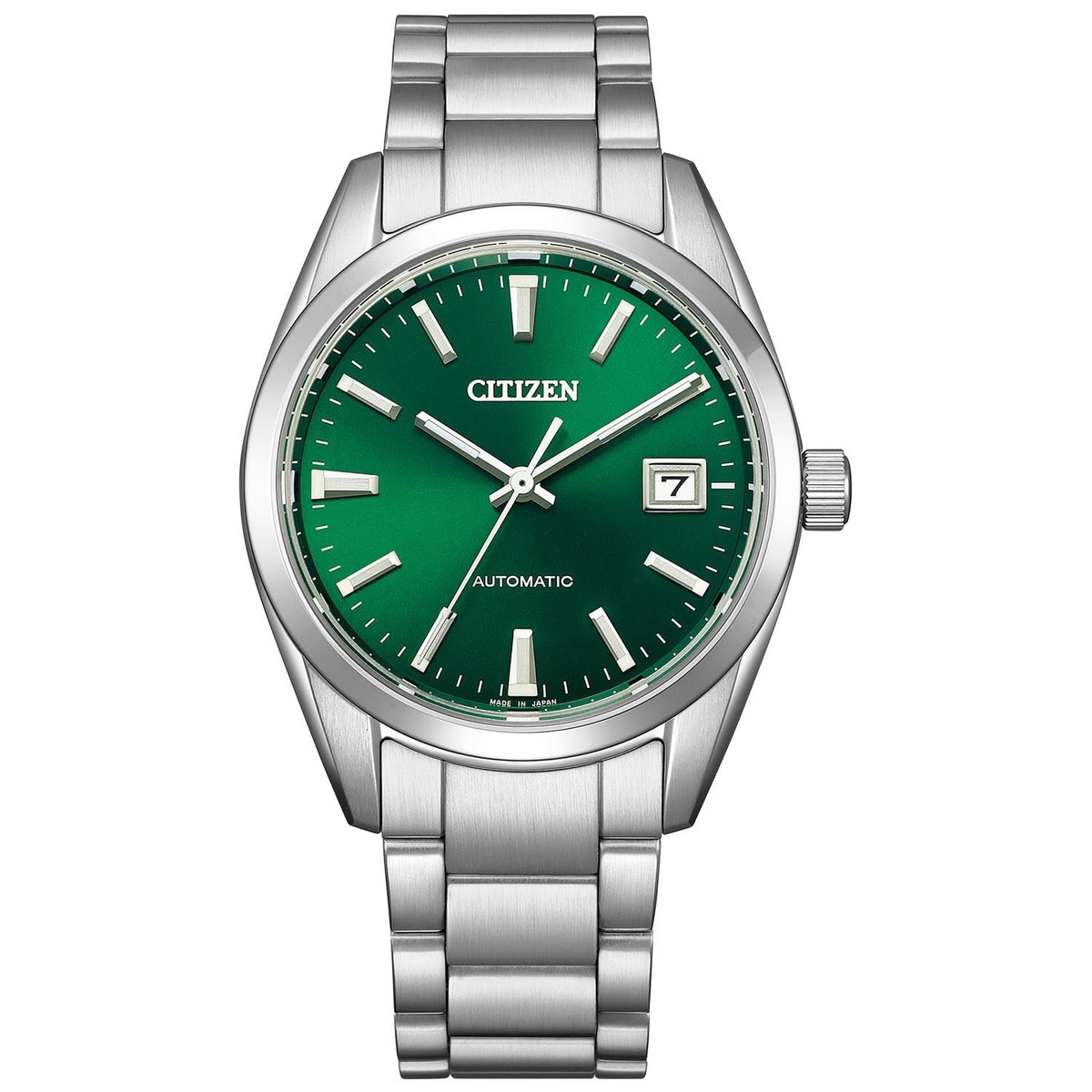 【未使用】Accurate Form フォルマルシェンテ18mmオリーブグリーン Citizen Collection NB1051-56W Green Dial Automatic Mechanical