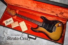 Fender 1977 Sunburst Stratocaster Made in USA Chitarra elettrica vintage corpo solido